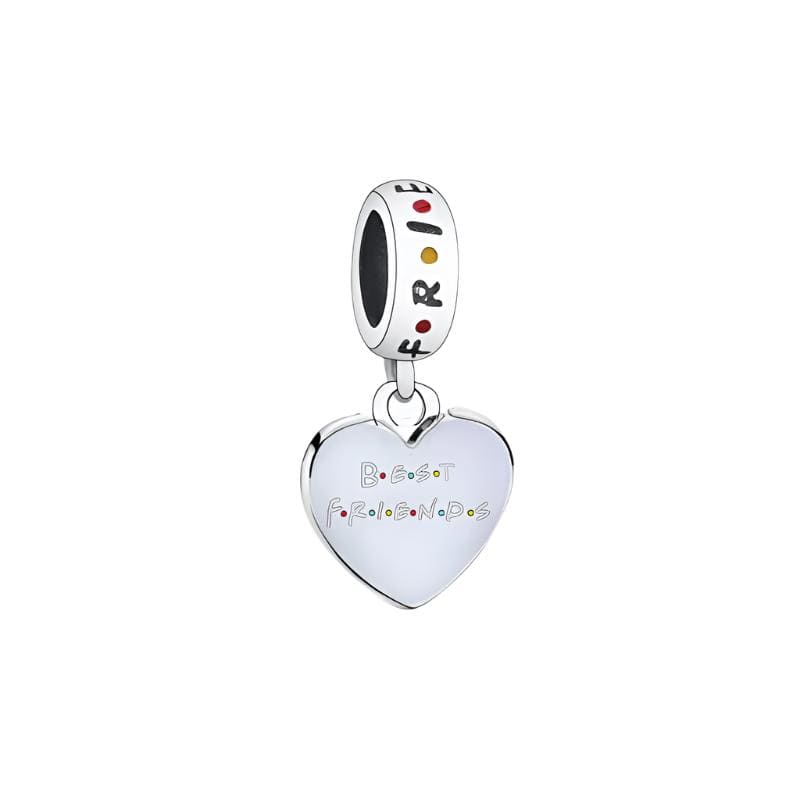 Pangama Jewelry Friends TV Series Heartwarming Best Friends Heart Charm