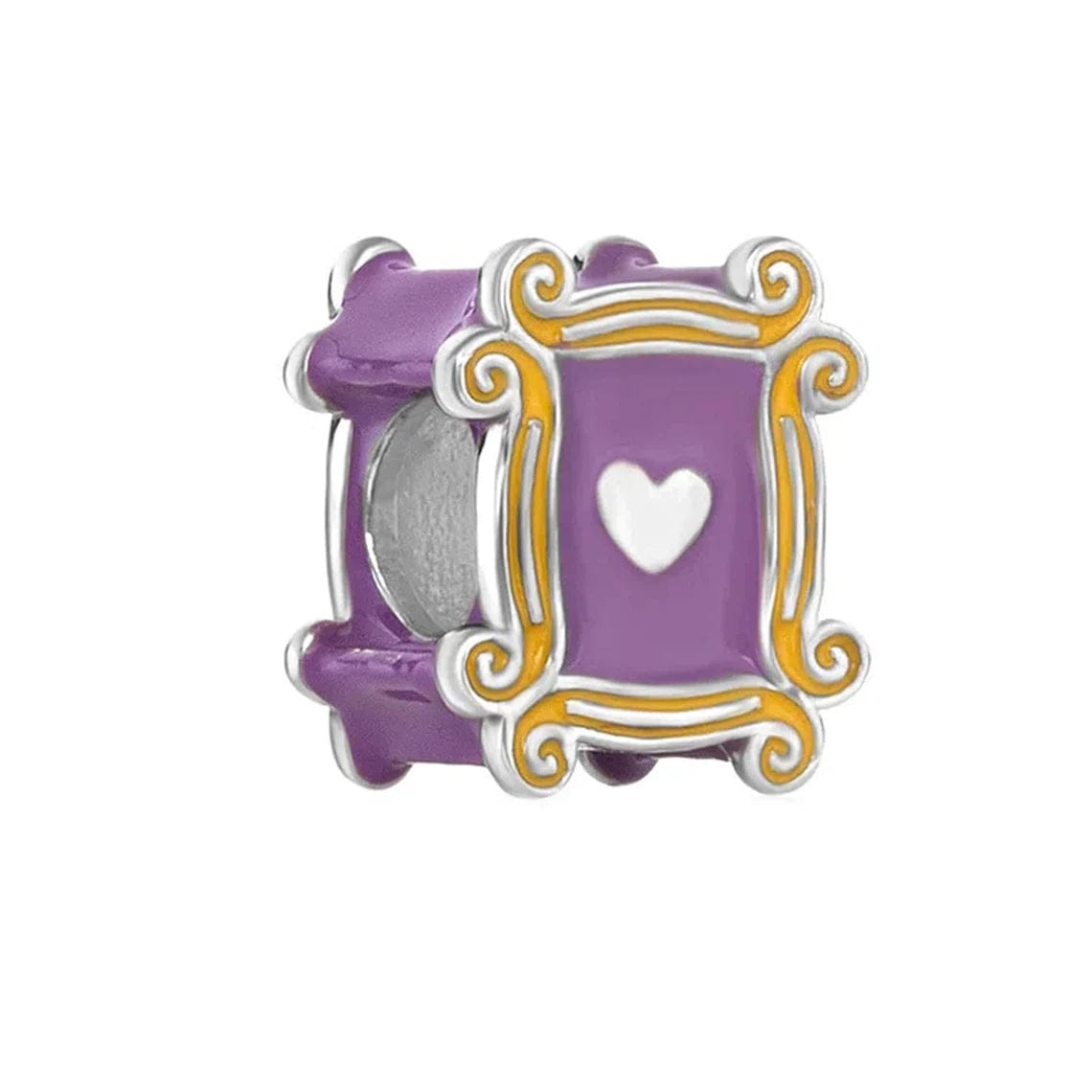 Pangama Jewelry Friends TV Series Purple Peephole Door Frame Charm