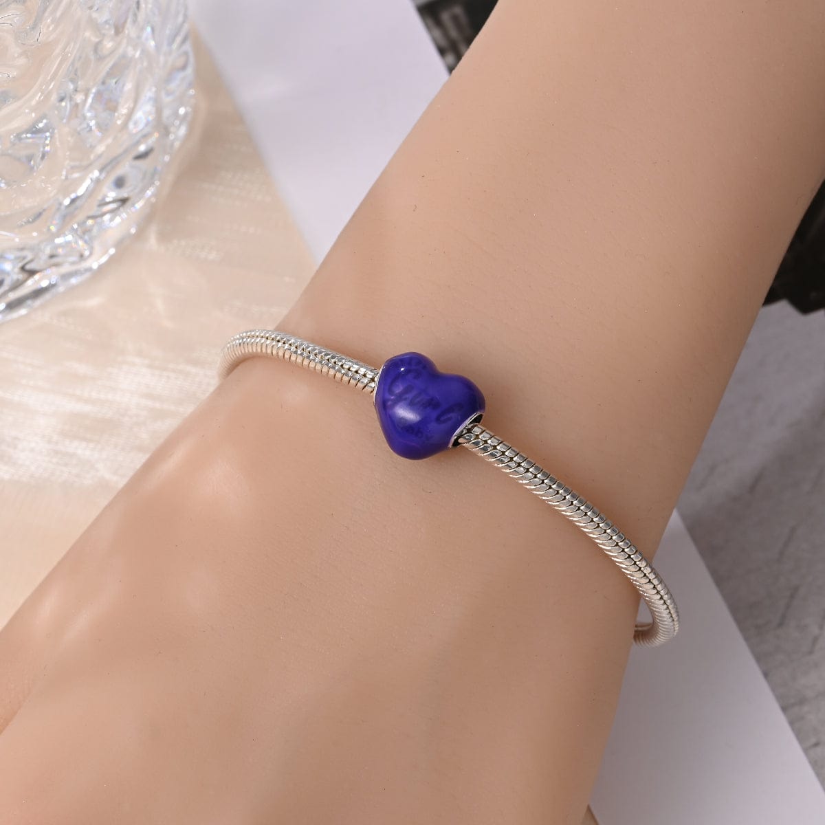 Pangama Jewelry Color - changing Gender Reveal Girl Charm