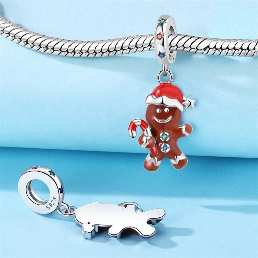 Pangama Jewelry Gingerbread Man Dangle Charm