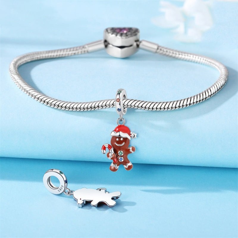 Pangama Jewelry Gingerbread Man Dangle Charm