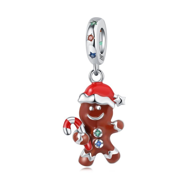 Pangama Jewelry Gingerbread Man Dangle Charm