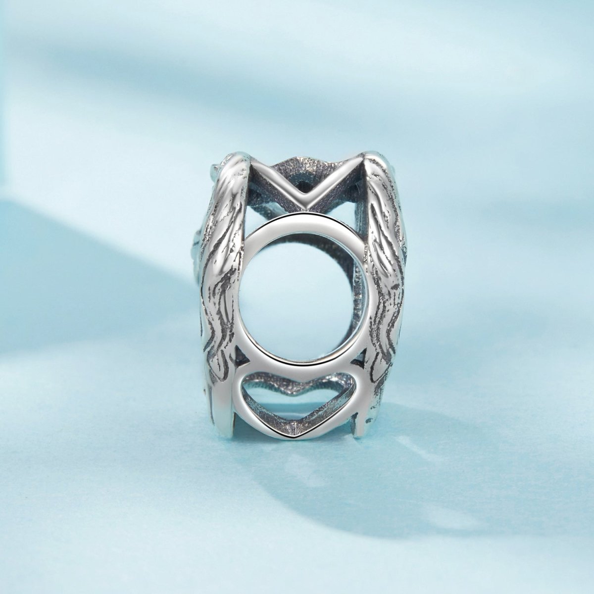 Pangama Jewelry Girl & Horse Heart - Shaped Charm