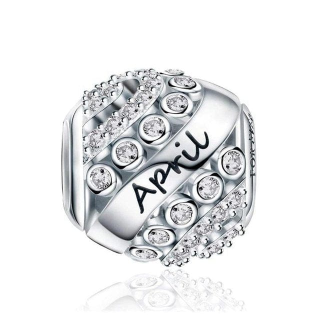 Pangama Jewelry Glittering Birthstone Bead Charms