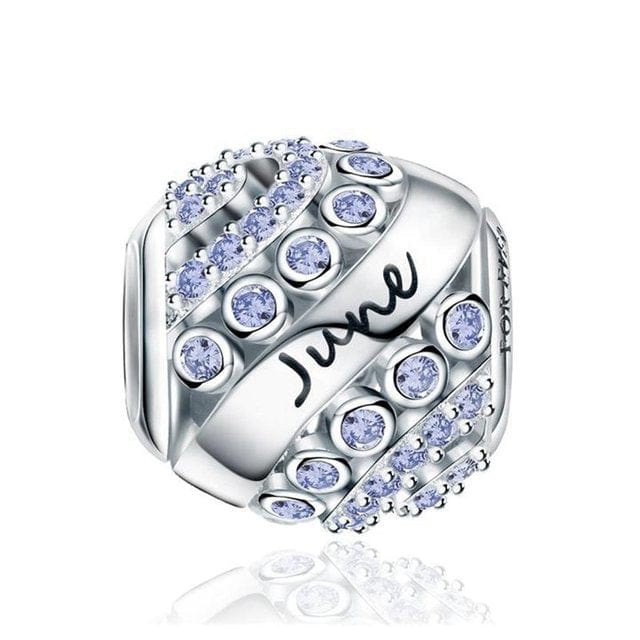 Pangama Jewelry Glittering Birthstone Bead Charms