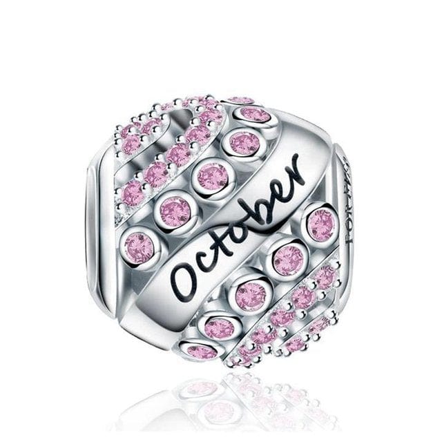 Pangama Jewelry Glittering Birthstone Bead Charms