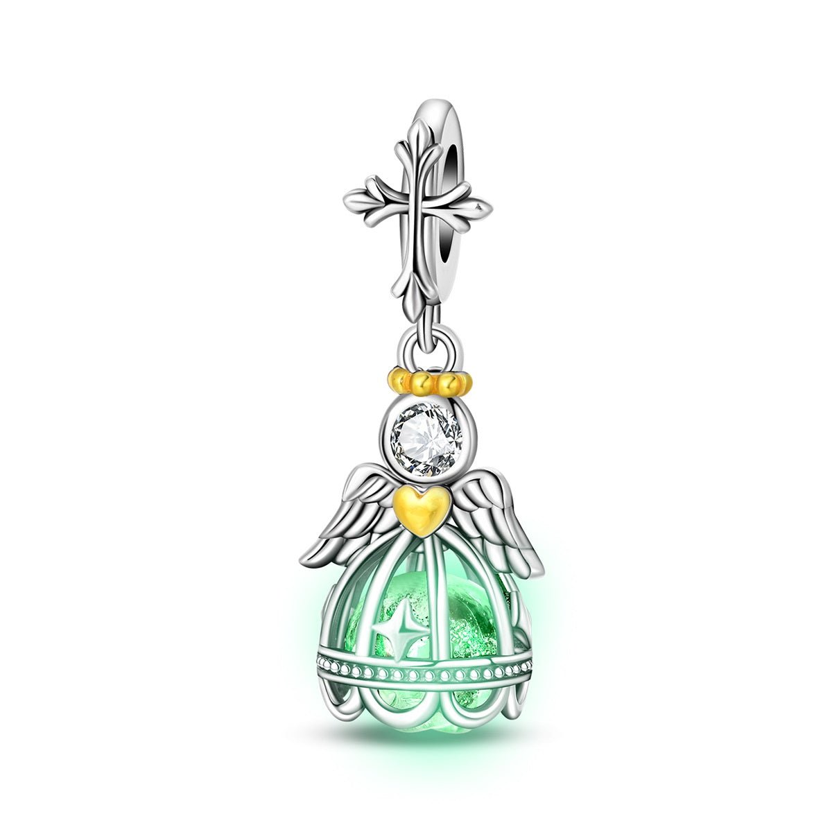 Pangama Jewelry Glow - in - the - Dark Angel Dangle Charm