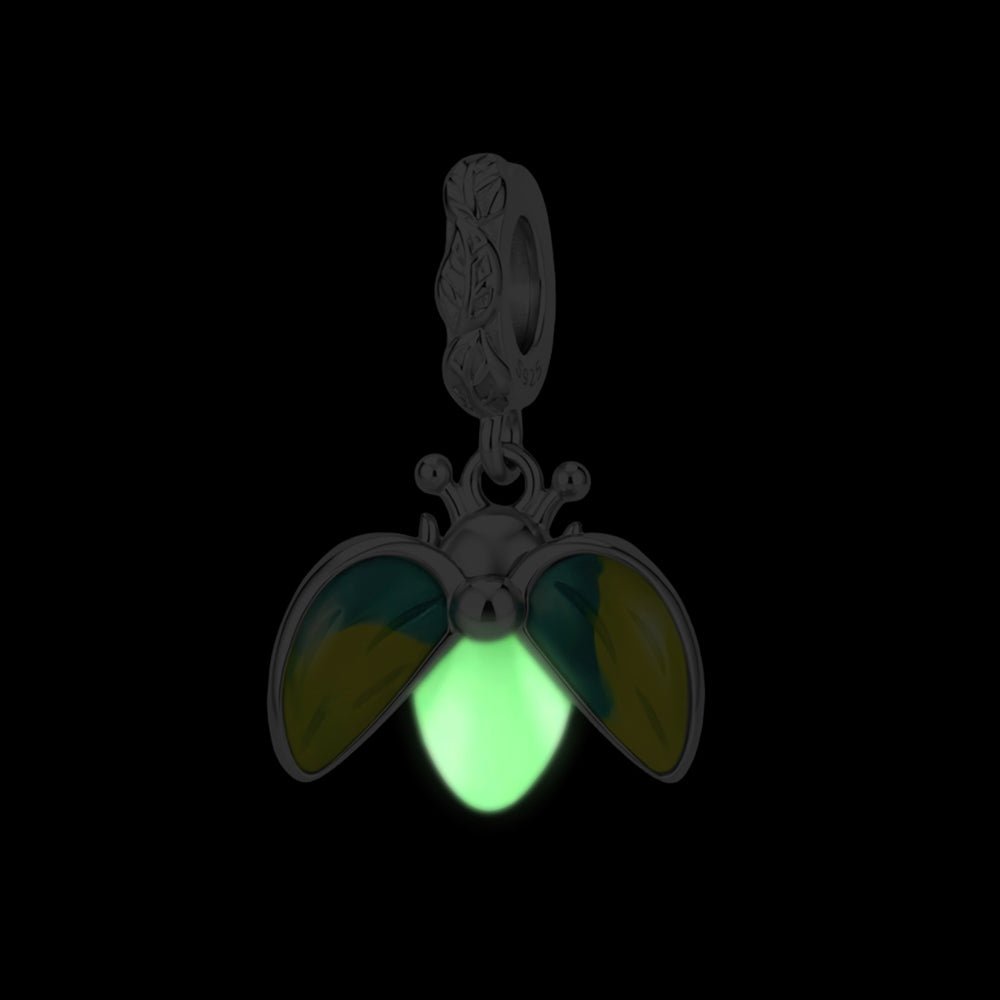 Pangama Jewelry Glow-in-the-Dark Firefly Dangle Charm