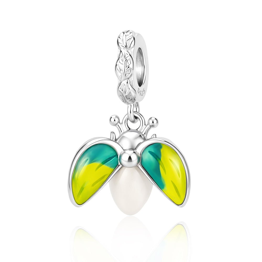 Pangama Jewelry Glow-in-the-Dark Firefly Dangle Charm
