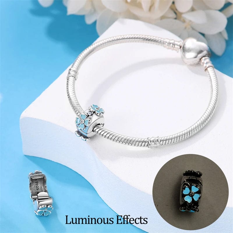 Pangama Jewelry Glow in the Dark Luminous Flower Charm