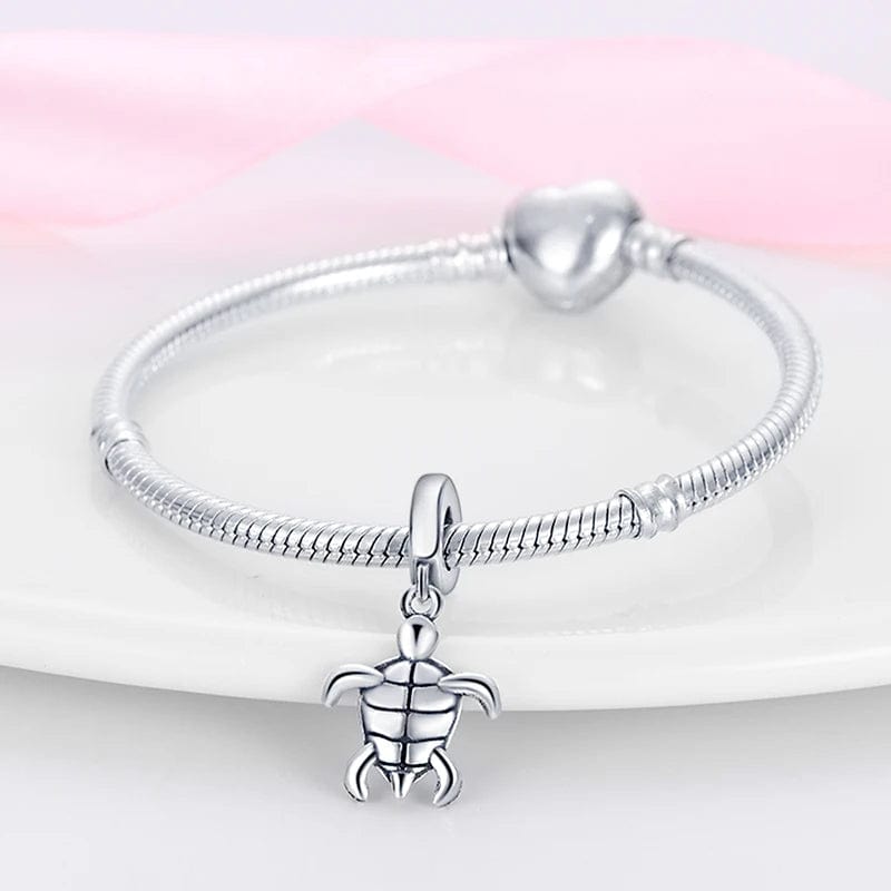 Pangama Jewelry Glow in the Dark Luminous Ocean Turtle Dangle Charm