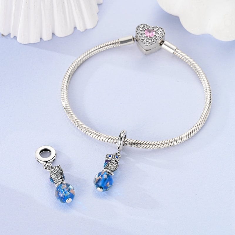 Pangama Jewelry Glow in the Dark Owl Charm