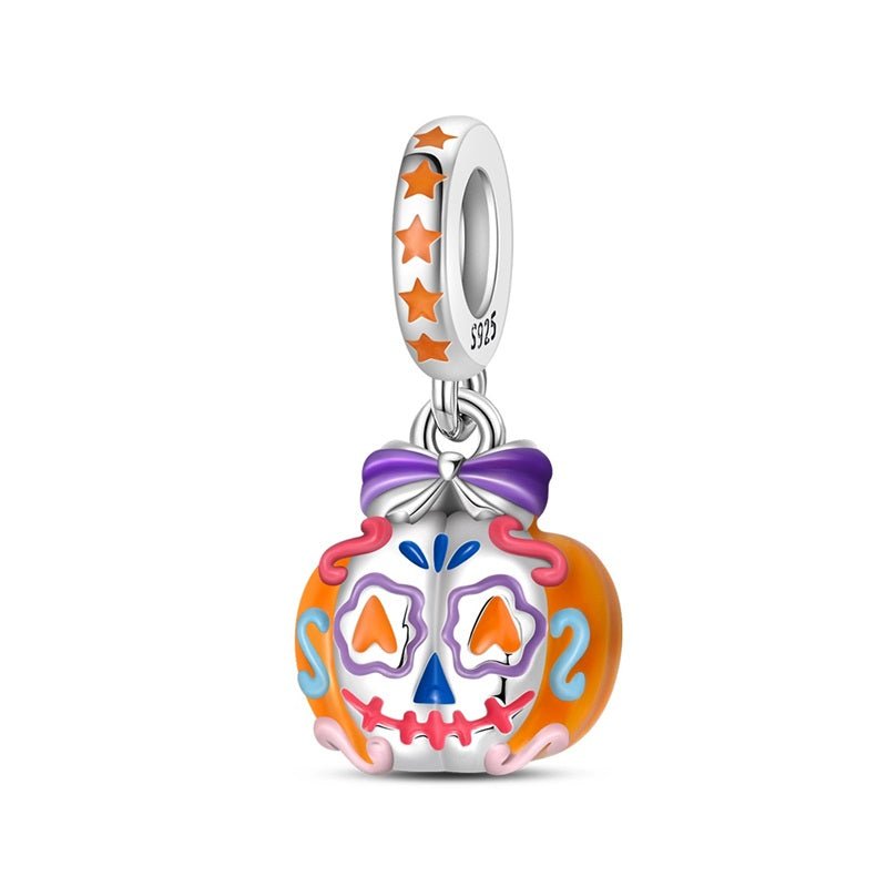 Pangama Jewelry Glow - in - the - Dark Sugar Skull Dangle Charm