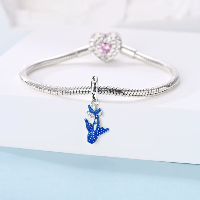 Pangama Jewelry Glow - in - the - Dark Whale Shark Dangle Charm