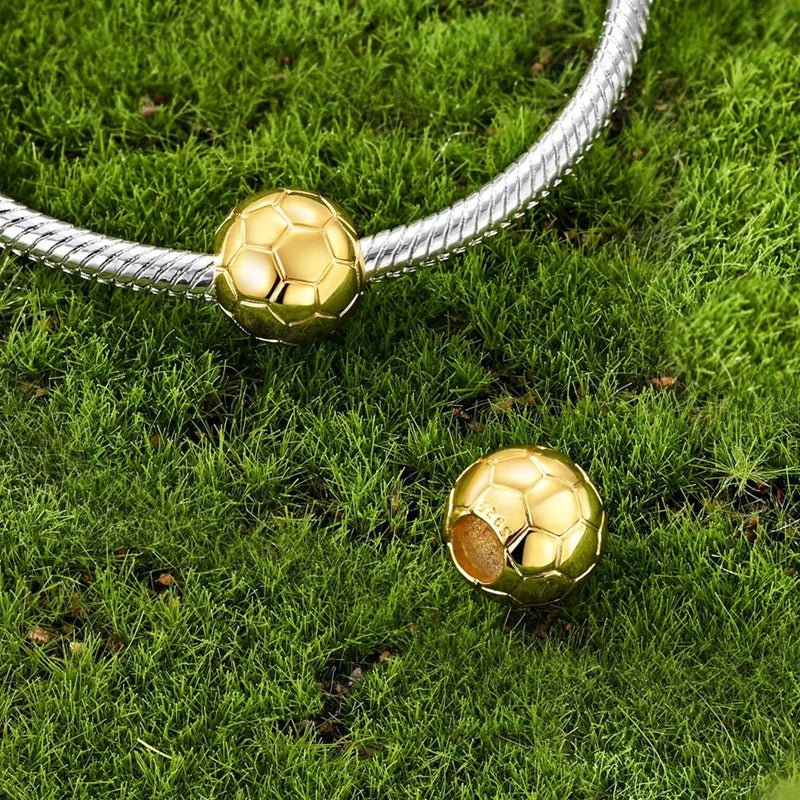 Pangama Jewelry Gold Football Ball Charm