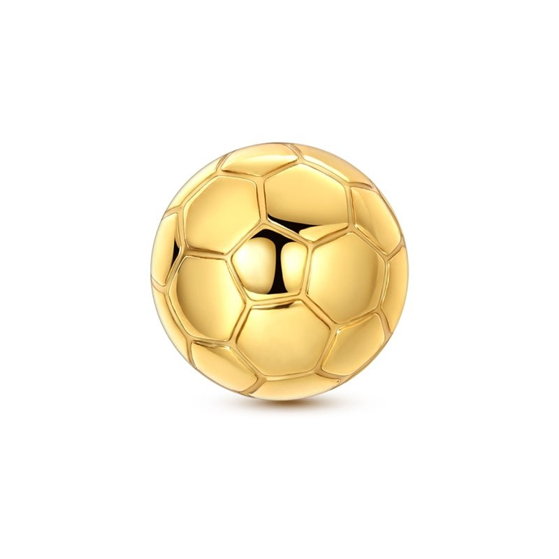 Pangama Jewelry Gold Football Ball Charm