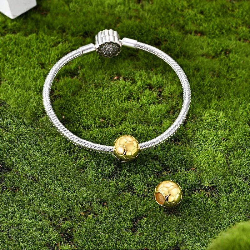 Pangama Jewelry Gold Football Ball Charm