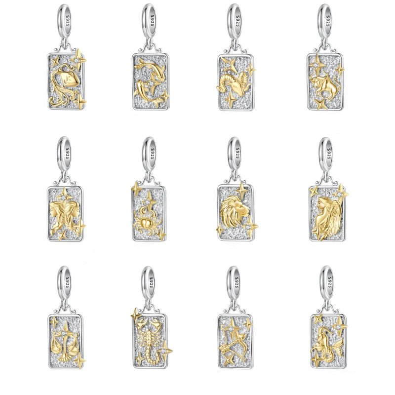Pangama Jewelry Gold & Silver Astrology Signs Zodiac Constellation Charms
