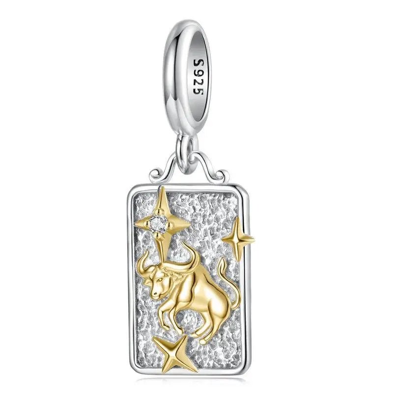 Pangama Jewelry Gold & Silver Astrology Signs Zodiac Constellation Charms