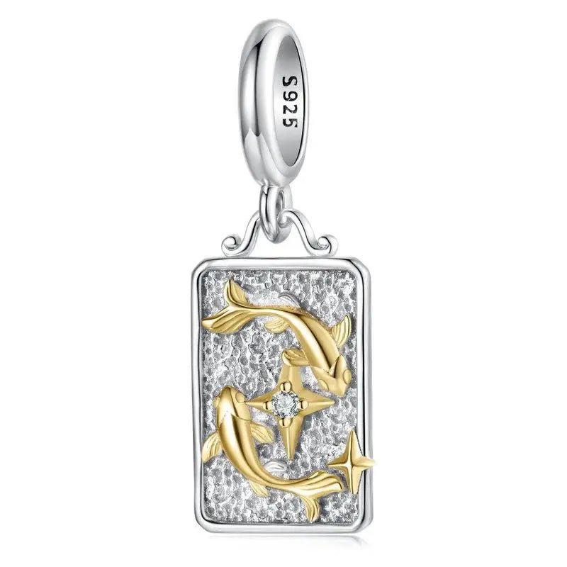 Pangama Jewelry Gold & Silver Astrology Signs Zodiac Constellation Charms