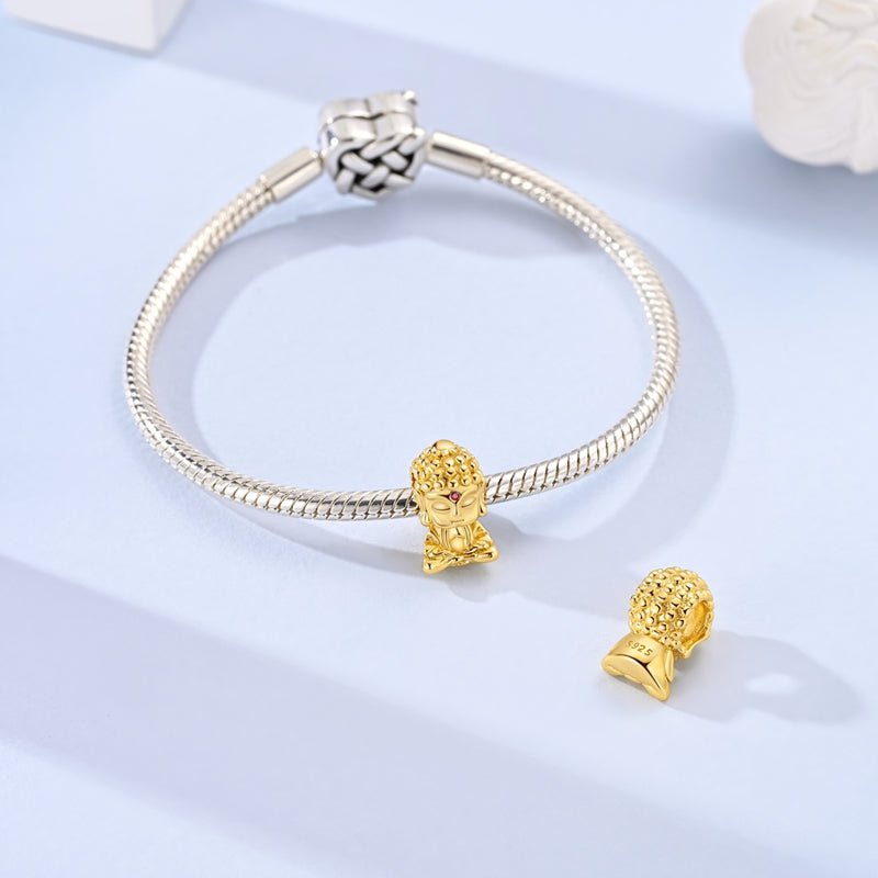Pangama Jewelry Golden Buddha Charm
