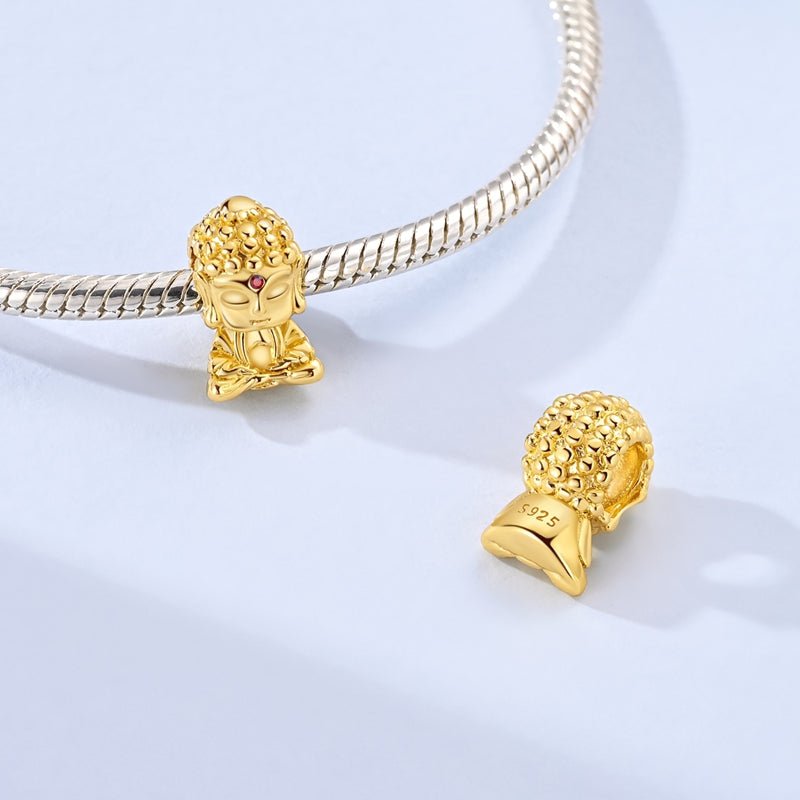 Pangama Jewelry Golden Buddha Charm