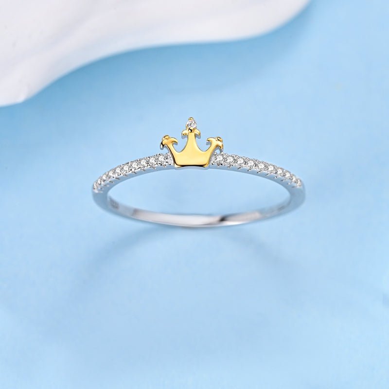 Pangama Jewelry Golden Crown Pavé Ring