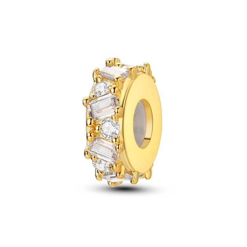 Pangama Jewelry Golden Crystal Elegance Charm
