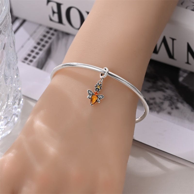 Pangama Jewelry Golden Honeybee Dangle Charm