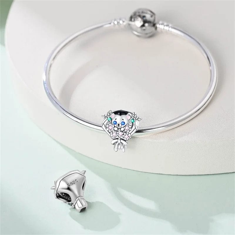 Pangama Jewelry Graduation Bear Bouquet Charm