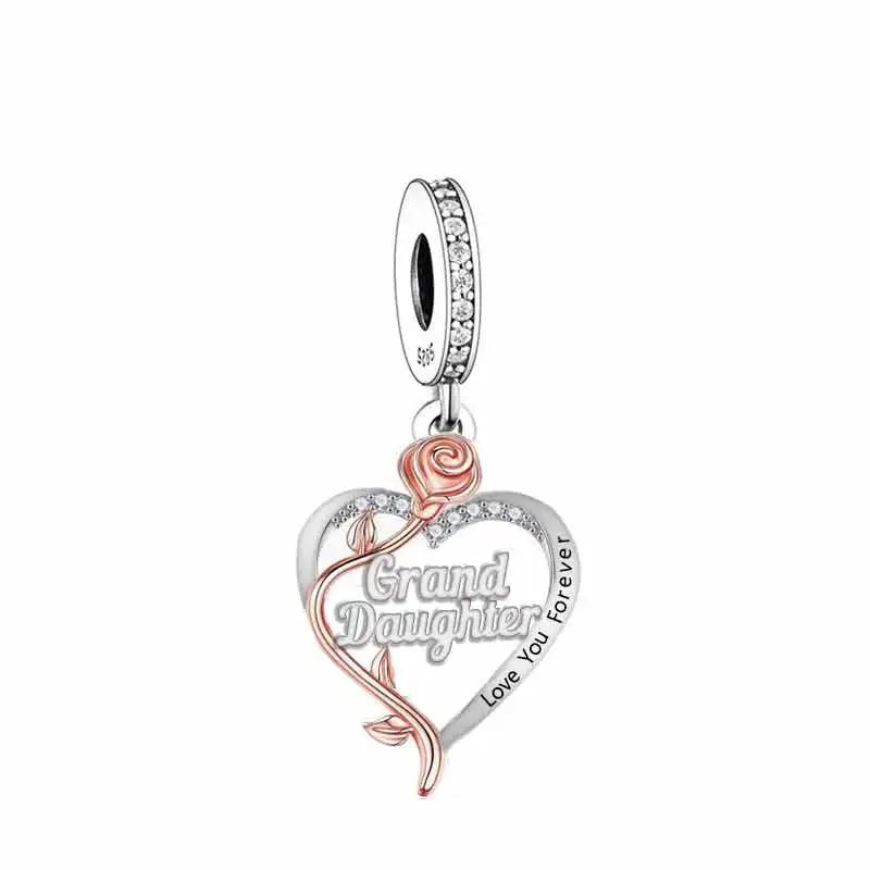 Pangama Jewelry Granddaughter Heart Charm