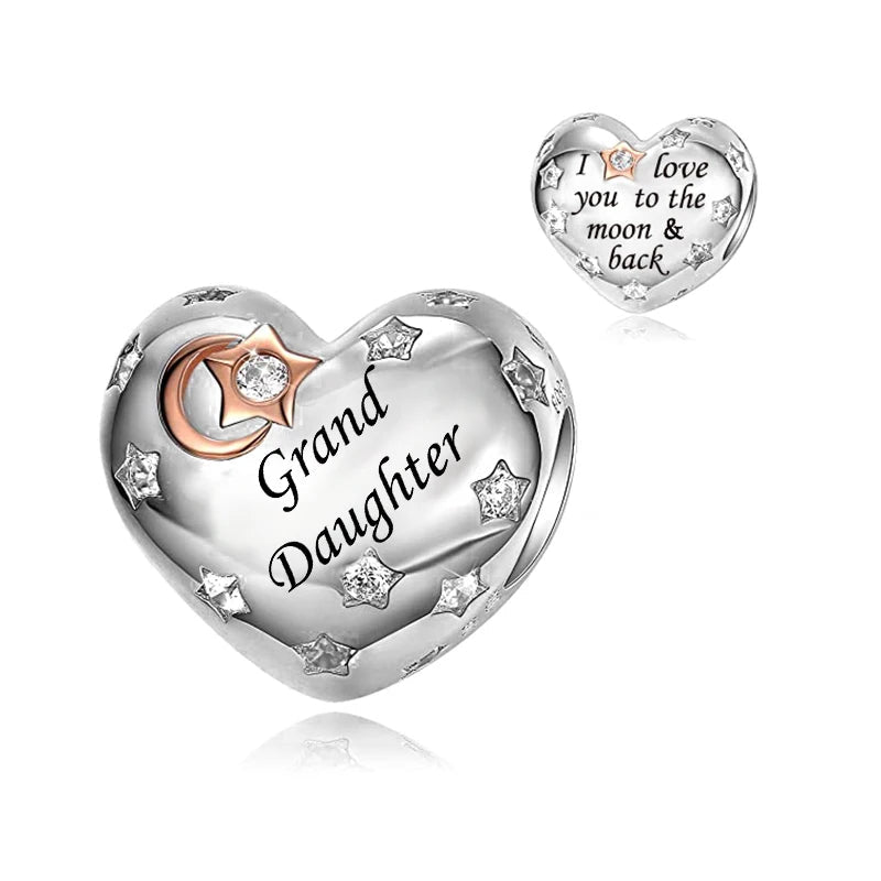 Pangama Jewelry Granddaughter Love Heart Charm