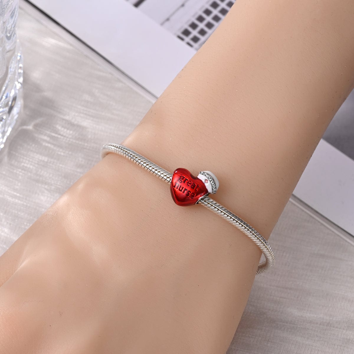 Pangama Jewelry Great Nurse Heart Charm