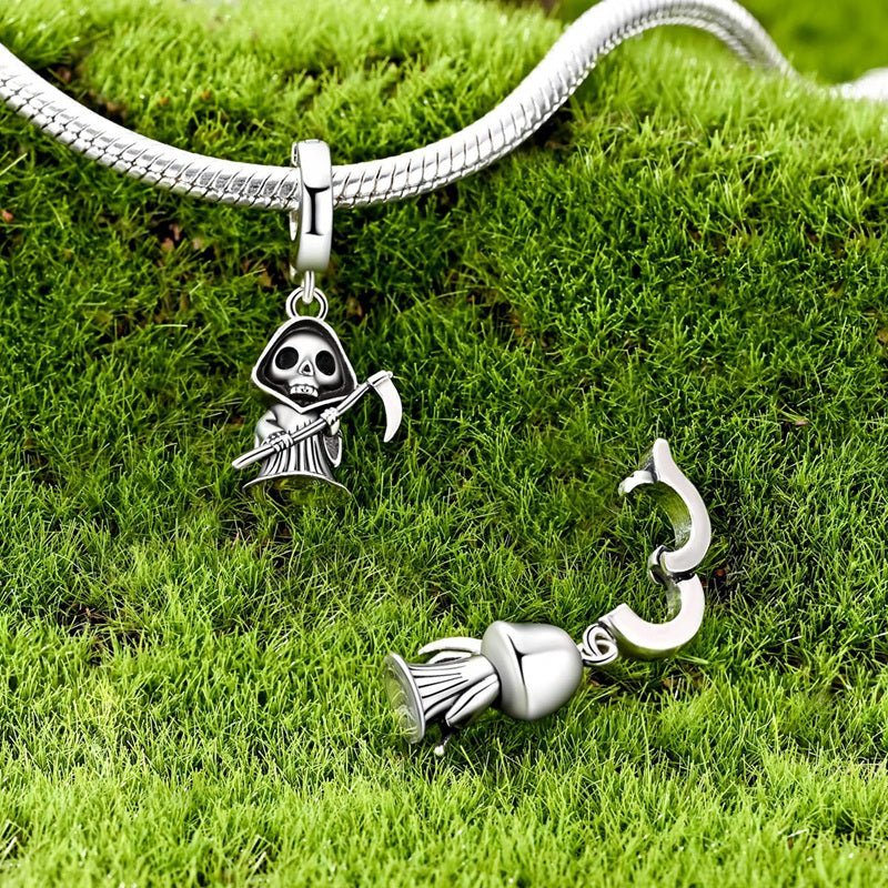 Pangama Jewelry Grim Reaper Halloween Dangle Charm