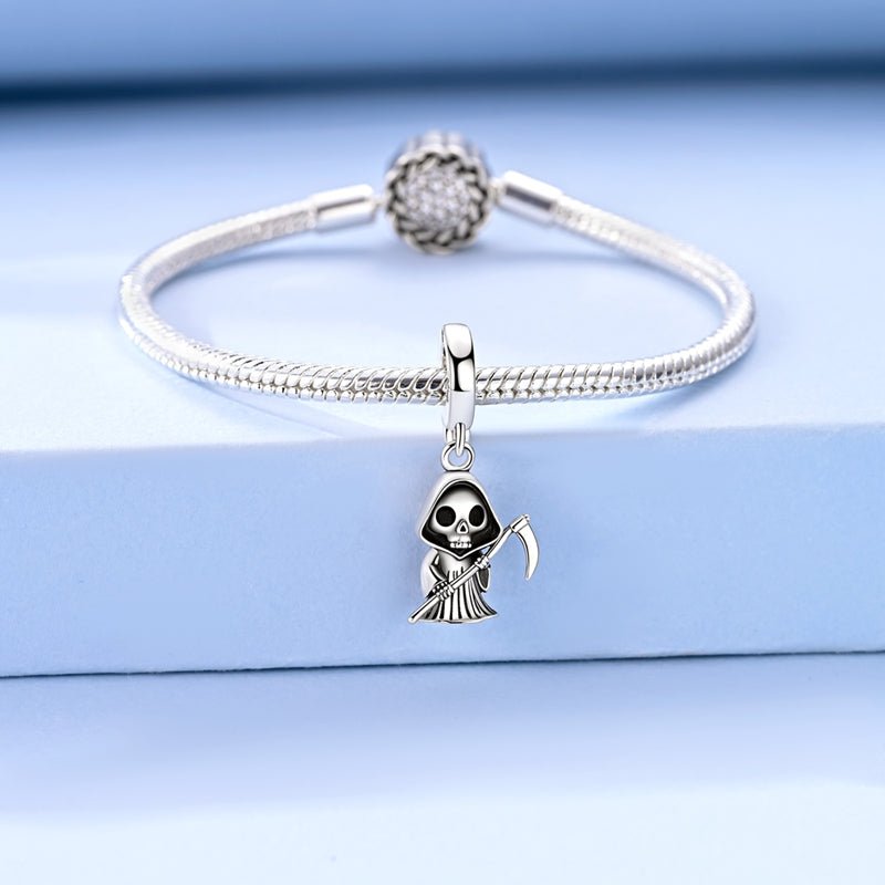 Pangama Jewelry Grim Reaper Halloween Dangle Charm