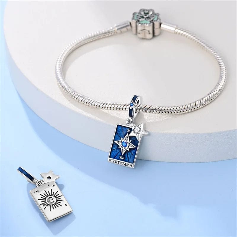 Pangama JewelryGuiding Star Tarot Card Dangle Charm