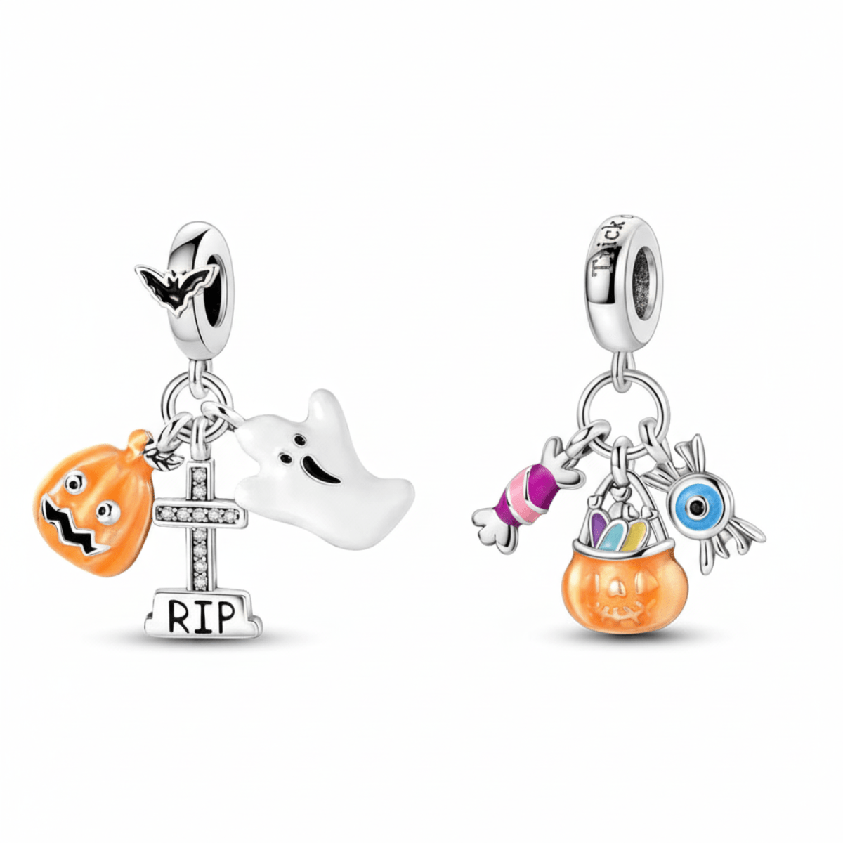 Pangama Jewelry Halloween Spooky Night Charm Duo