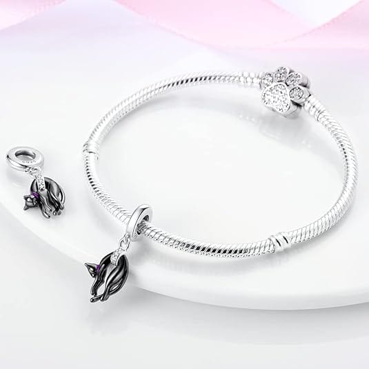 Pangama Jewelry Hanging Cat Dangle Charm