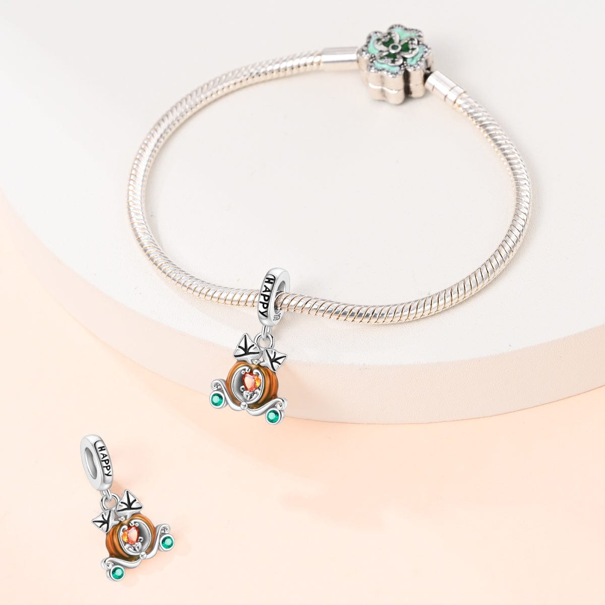 Pangama Jewelry Happy Fairytale Pumpkin Carriage Charm