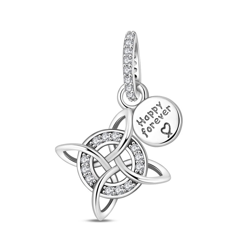Pangama Jewelry Happy Forever Celtic Knot Dangle Charm