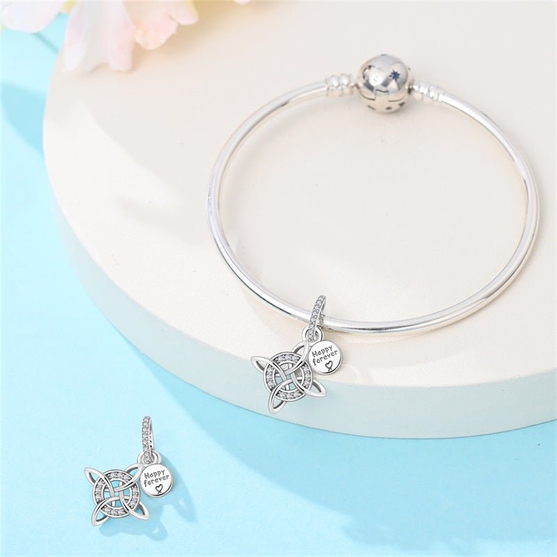 Pangama Jewelry Happy Forever Celtic Knot Dangle Charm