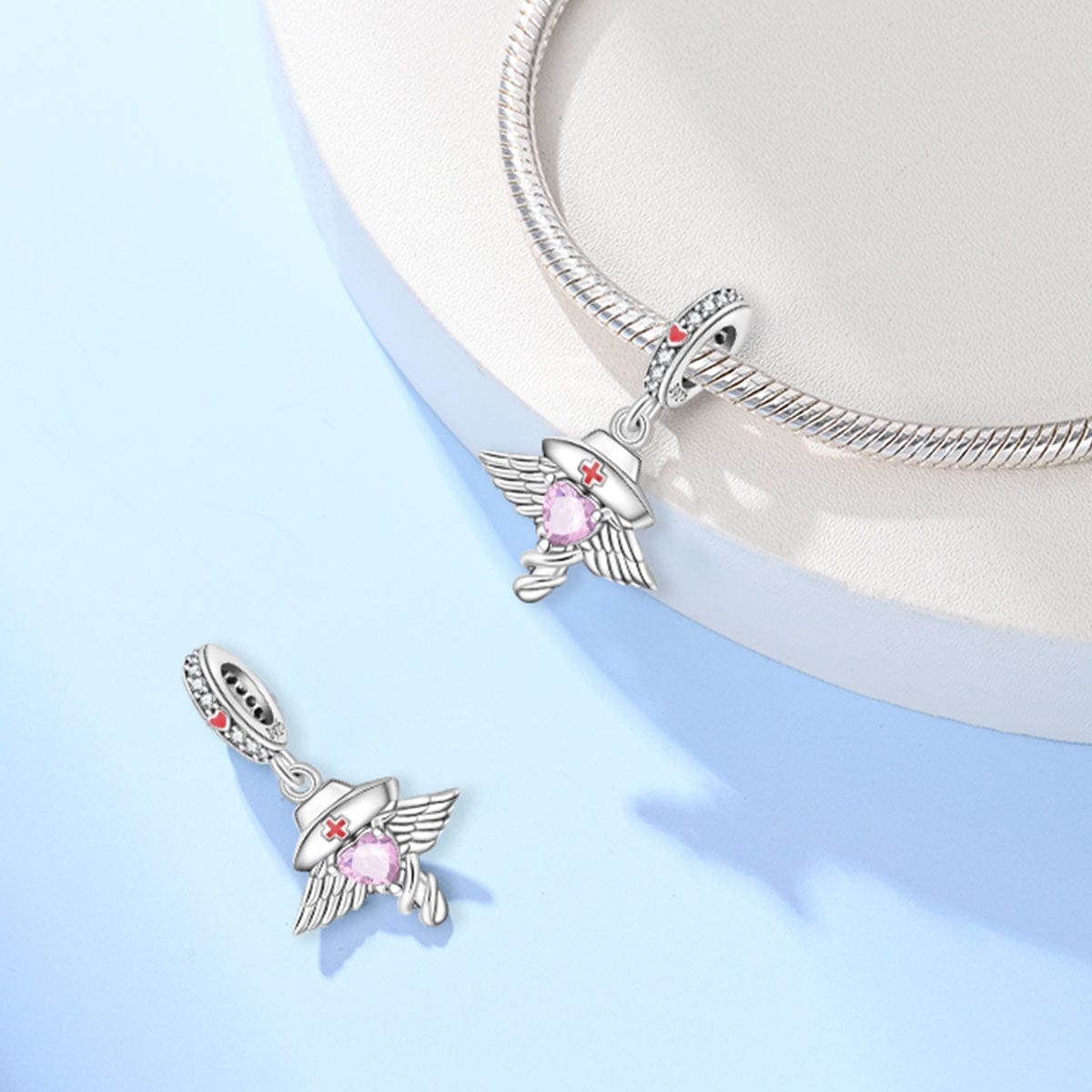 Pangama Jewelry Healing Angel Nurse Charm