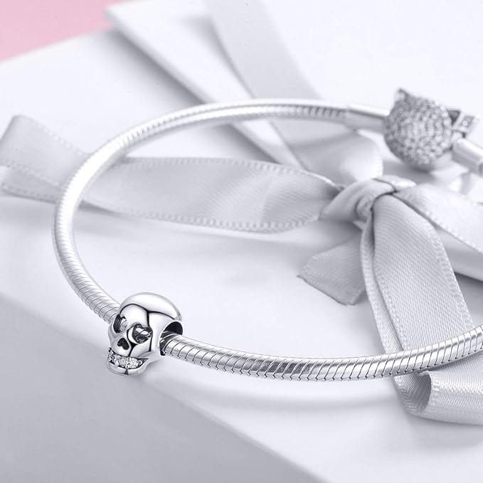 Pangama Jewelry Heart Eyes Sugar Skull Charm