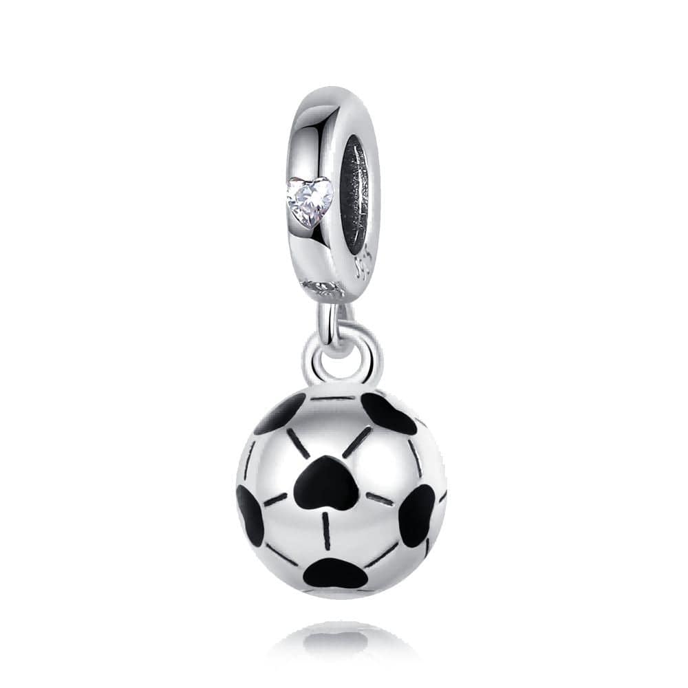 Pangama Jewelry Heart Football Charm