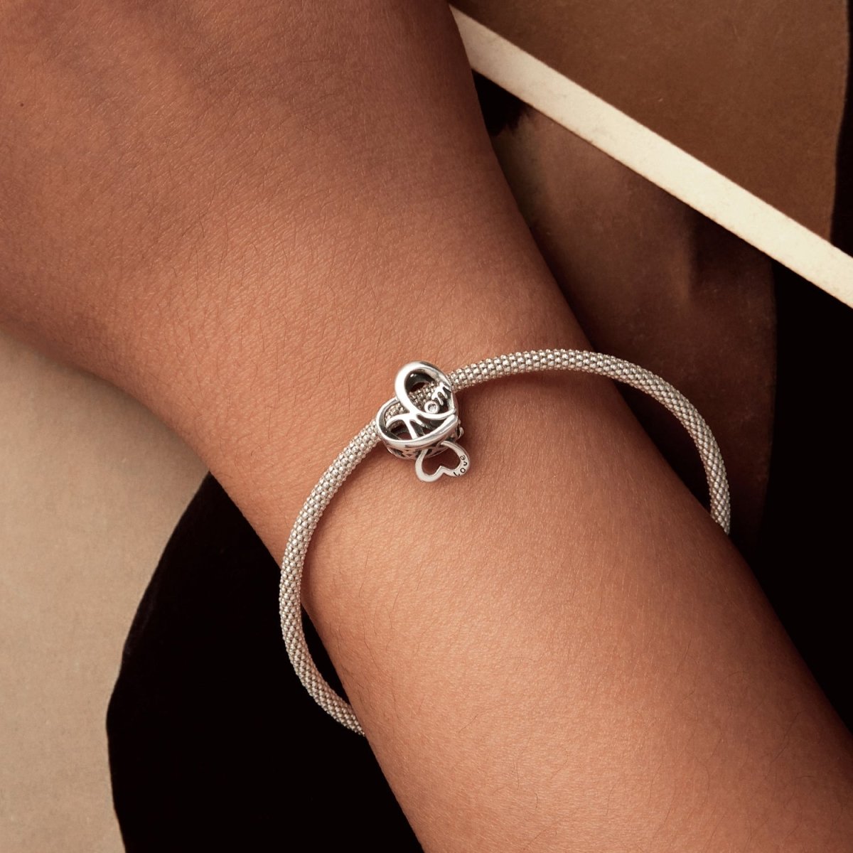 Pangama Jewelry Love You Mom Infinity Heart Charm