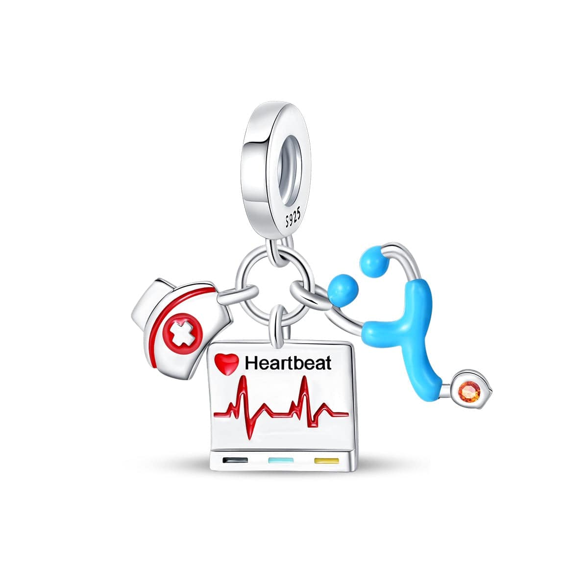 Pangama Jewelry Heartbeat & Medical Essentials Charm