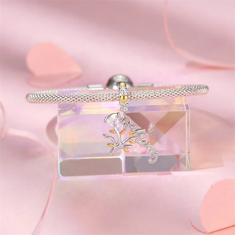 Pangama Jewelry Heartfelt Mom Tree of Life Dangle Charm