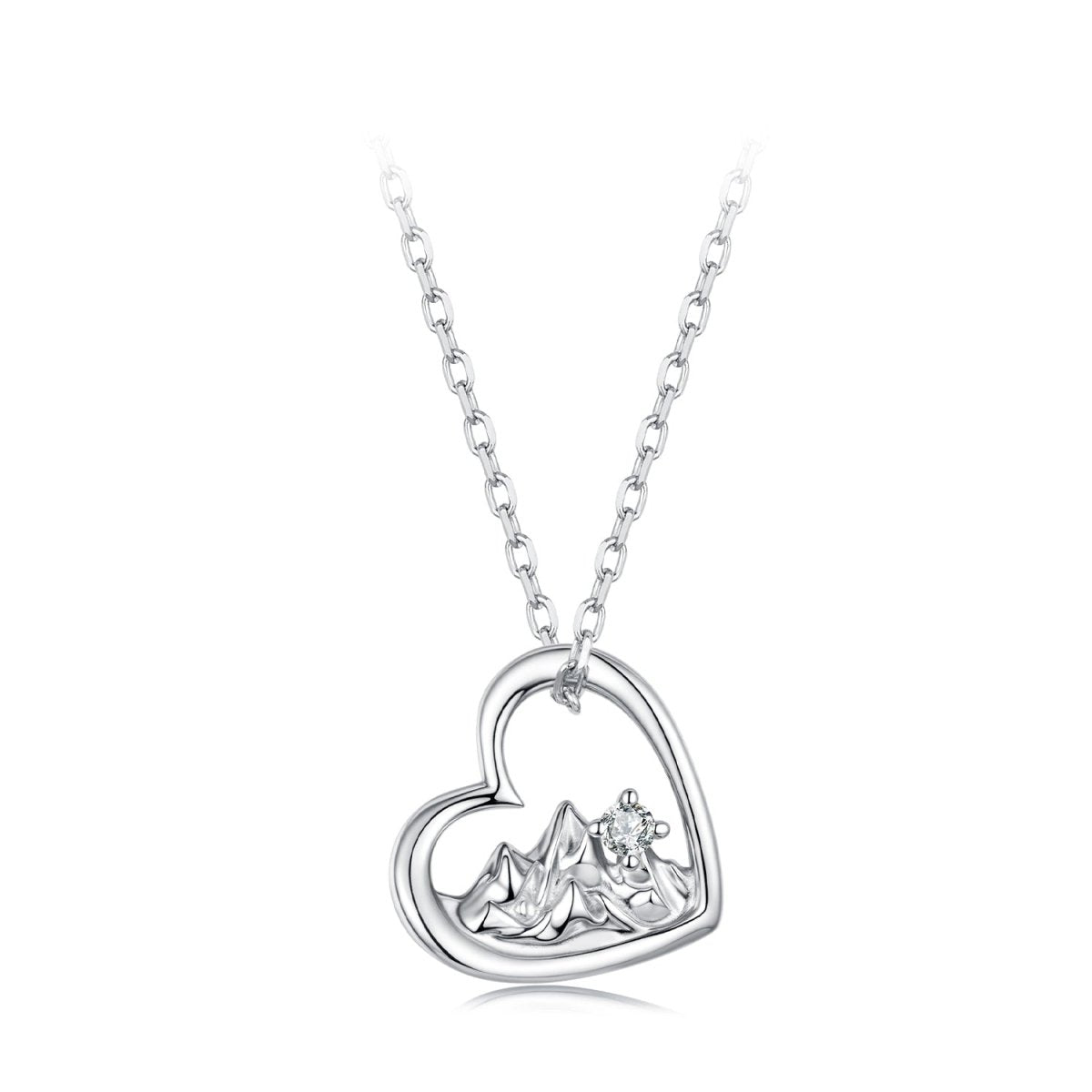 Pangama Jewelry Heartfelt Mountain Glow Pendant Necklace