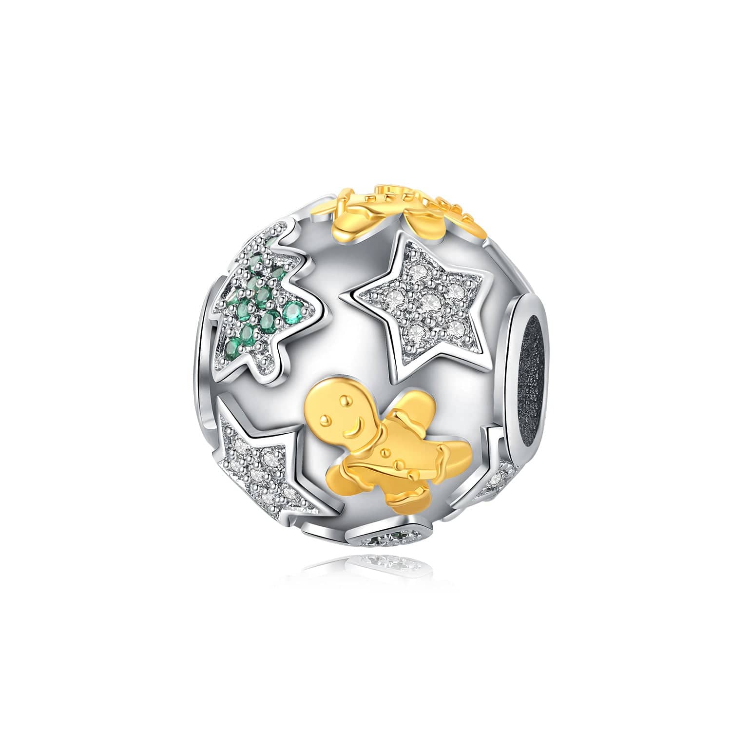 Pangama Jewelry Holiday Gingerbread & Stars Charm