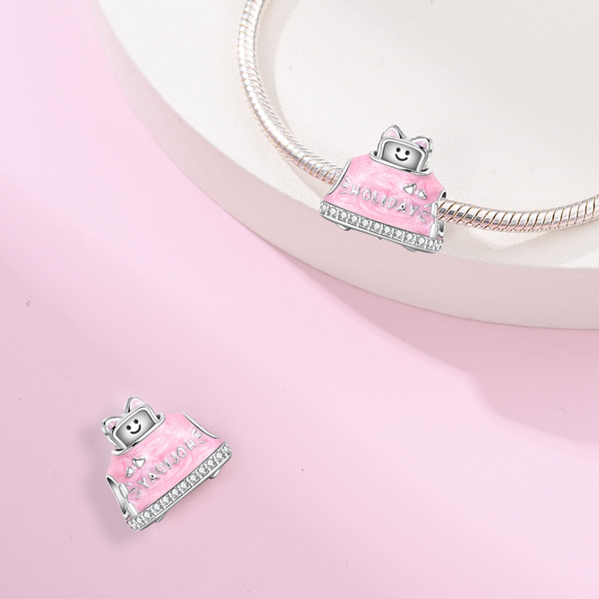 Pangama Jewelry Holiday Pink Hoodie Charm